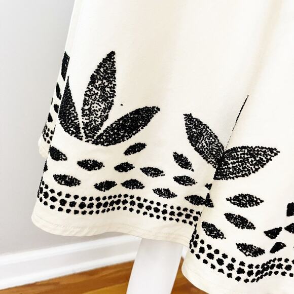 White House Black Market A-line Bead Embellished Skirt - Picture 3 of 8